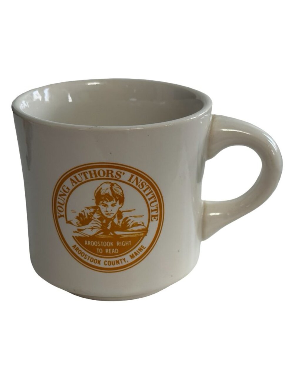 Vintage Young Authors Institute Aroostook County Maine Right to Read Mug USA